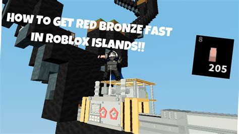 How To Get Red Bronze Ingots Fast In Roblox Islands Youtube