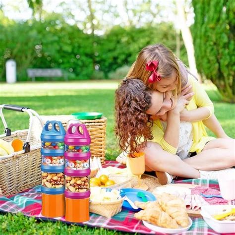 Boîtes De Rangement Alimentaires Empilables Avec Système De