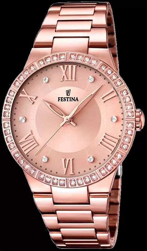 Festina F Reloj De Pulsera Mujer Acero Inoxidable Color Morado