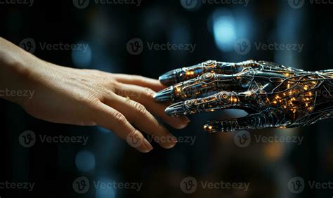 the hand of a robot. AI Generated 26364522 Stock Photo at Vecteezy