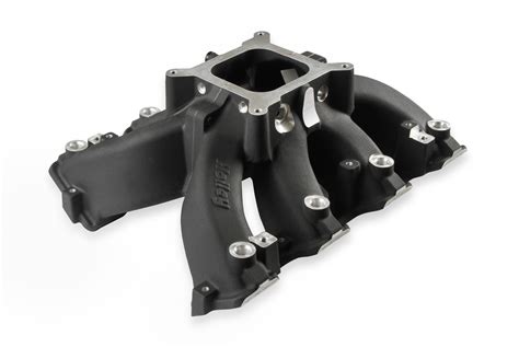 Holley 300 255bk Holley Single Plane Efi Split Design Race Intake Manifold Gm Ls1ls2ls6