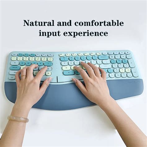 Mofii Juego De Teclado Y Rat N Ergon Mico G Multicolor Compatible