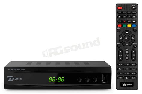 TeleSystem TS6822 TWIN TUNER Decoder Con Doppio Tuner Videoregistrato