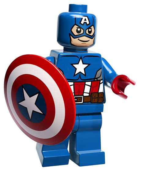Captain America - Captain America LEGO - HeyUGuys | Spiderman, Heroes, Lego