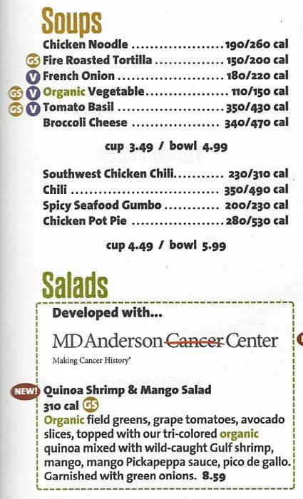 Jason's Deli Menu, Menu for Jason's Deli, Downtown, Houston ...