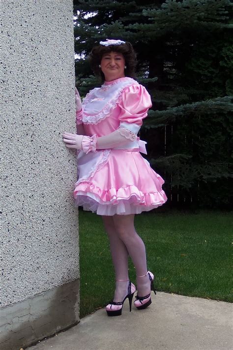 Posing In My “frilly High Neck” Satin Dress With Ars Vivendi Cuban Heel