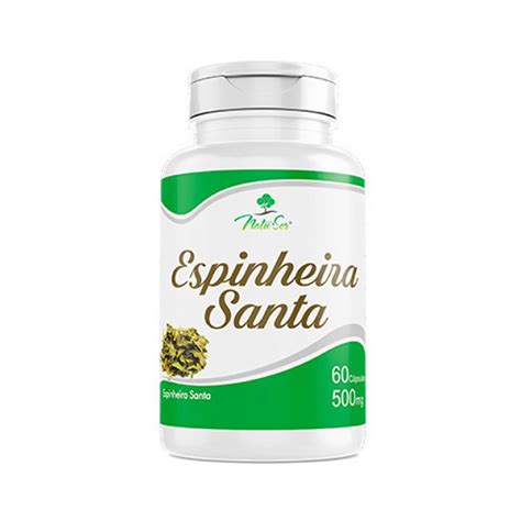 Espinheira Santa 500mg 60 cápsulas Rainha das Ervas Loja Online de