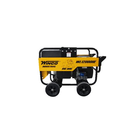 Winco Portable Generator Wl12000he 12 Kw 22 Hours Wheel Kit