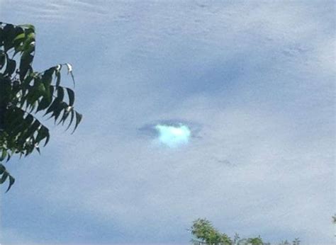 Mysterious Blue Orb Floating In The Sky Excites Alien Hunters And