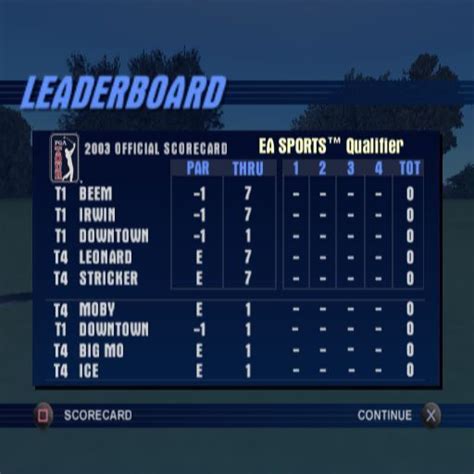 Screenshot Of Tiger Woods Pga Tour Playstation Mobygames