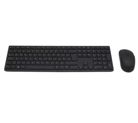 Dell Wireless Keyboard And Mouse Set Usb Dongle Km5221w Qwerty Uk