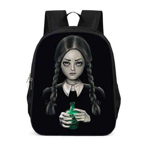 Mercredi Addams Sac Dos Scolaire Pour Enfants Sacs D Cole Gar Ons