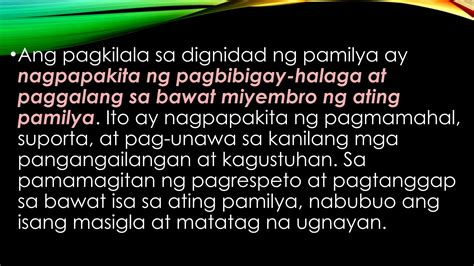 ang dignidad ng tao  ang pagpapahalagapptx pptx