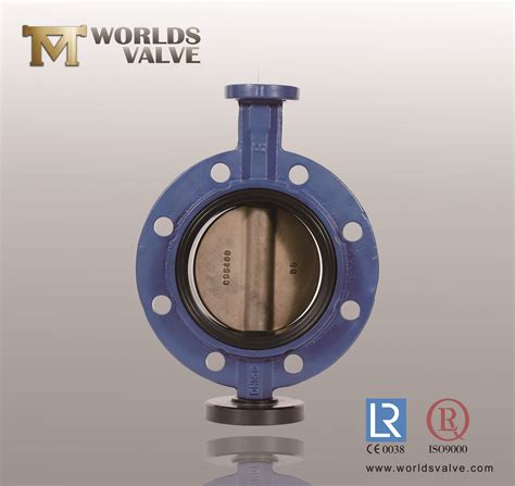 Concentric Single Flange Butterfly Valve With Rubber Soft Seat Face To