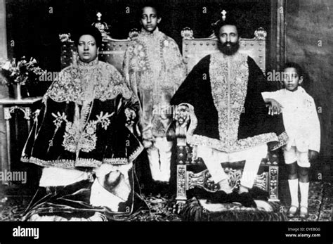 Emperor Haile Selassie Queen Abyssinia Hi Res Stock Photography And