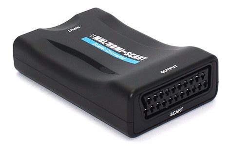 Conversor Hdmi Para Scart P Adaptador De Audio Video Fg