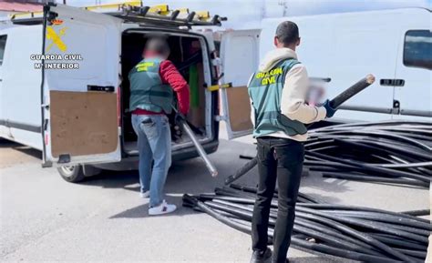 Operaci N De La Guardia Civil Contra El Robo De Cobre En Varias