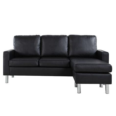 Ivy Bronx Darcie 2 Piece Contemporary Corner Sofa In Faux Leather And