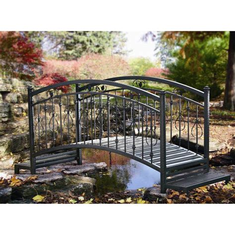 Sunjoy Metal Garden Bridge Garden Bridge Garden In The Woods