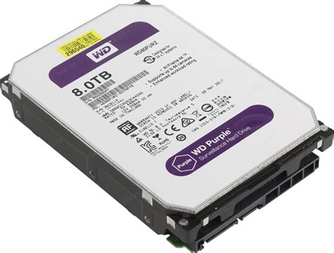 Жорсткий диск Western Digital 8TB SATA 256Мб 7200 об. Purple (WD80PURZ ...