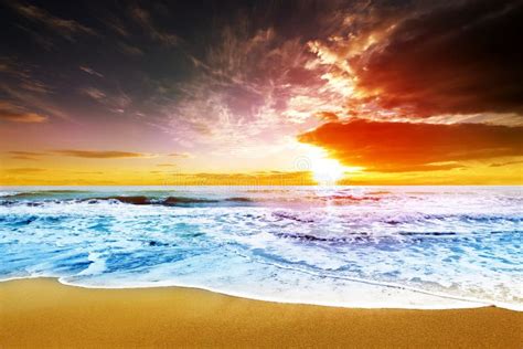 Sunset beach stock photo. Image of beach, dream, relax - 39603046