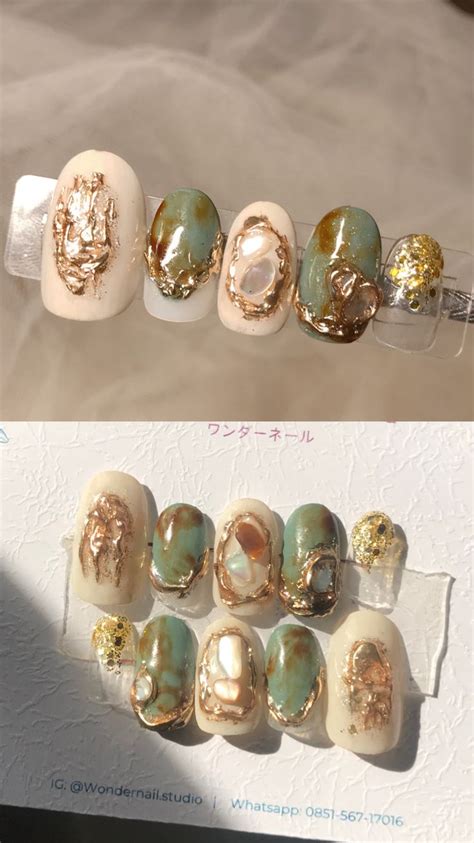 Nail Art Inspo Ig Wondernail Studio Di Desain Kuku Gel Ide