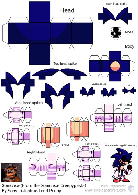 Sonic.exe Papercraft