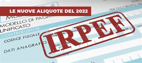 Il Blog Di Know How Irpef Le Nuove Aliquote Del