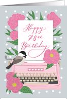 78th Birthday Cards from Greeting Card Universe