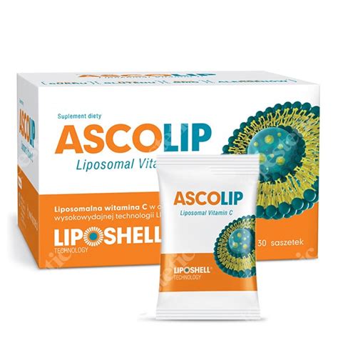 Ascolip Ascolip Liposomal Vitamin C Mg Wysokowydajna Liposomalna