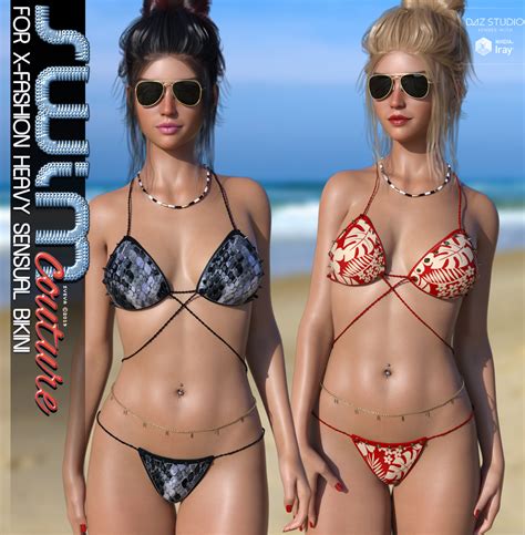 SWIM Couture For X Fashion Heavy Sensual Bikini G8F 3D Figure Assets Sveva