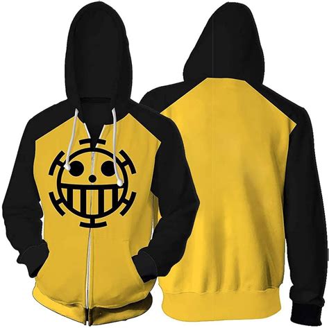 Jaket Anime One Piece Trafalgar Law Corazon Jacket Hoodie Ja Op 13