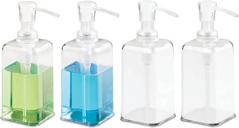 Amazon Mdesign Modern Plastic Refillable Liquid Soap Dispenser