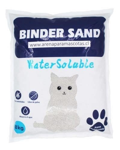 Arena Para Gatos Aglutinante Binder Sand Water Soluble Cuotas sin interés