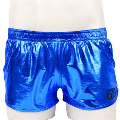 Herren Liquid Wetlook Glanz Boxershorts Hot Pants Unterwäsche Schwimmen Trunks Ebay