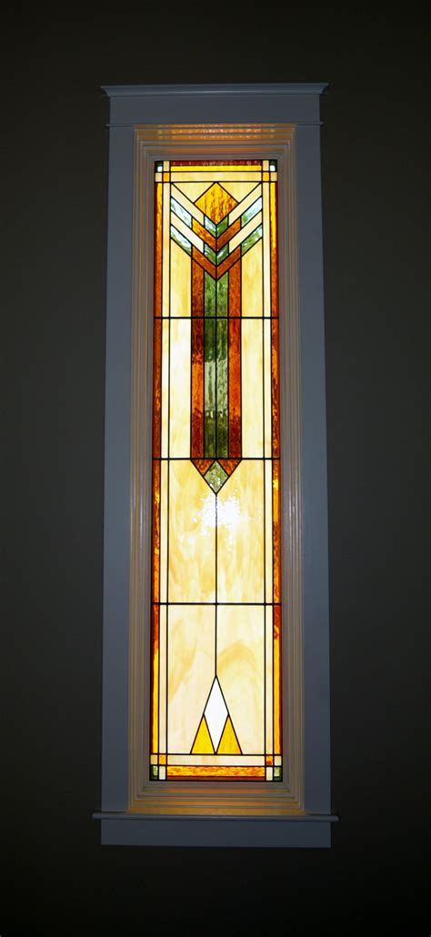 Stained Glass Privacy Sidelight In Ramble Home Asheville Nc Stained Glass Panels Stained