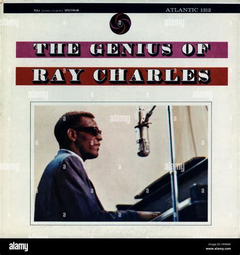 Ray Charles álbum El Genio De Ray Charles Circa 1960 Fotografía De Stock Alamy