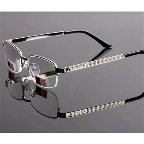 High Quality Ultralight Half Metal Frame Reading Glasses For Women Men Top Grade Business