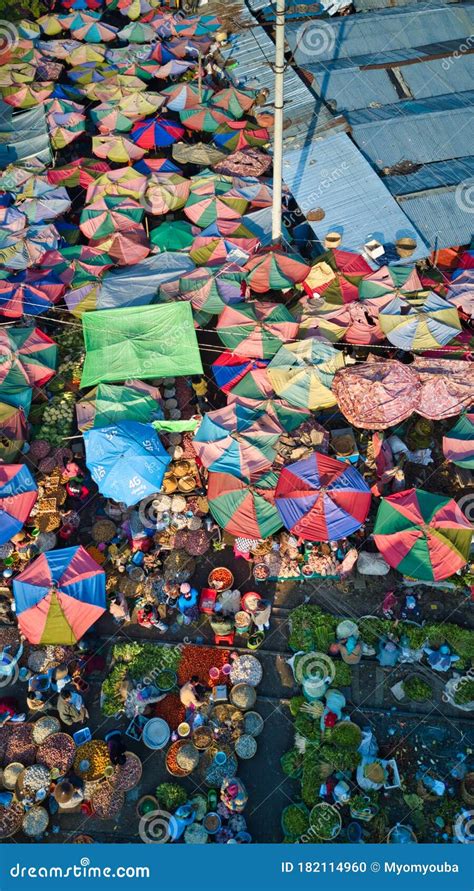 Mandalay Morning Market Which is Also Called Ghost Market in Myanmar ...