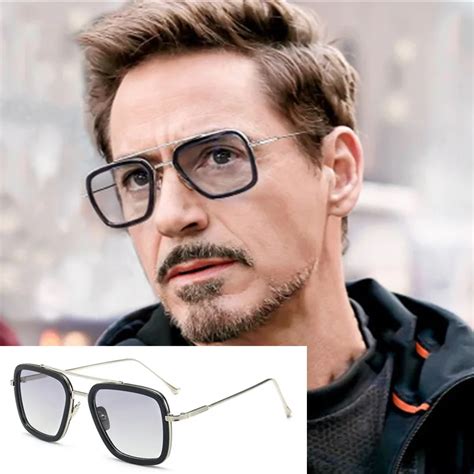 Iron Man 3 Matsuda Tony Stark Sunglasses Men Rossi Coating Retro Vintage Designer Sun Glasses