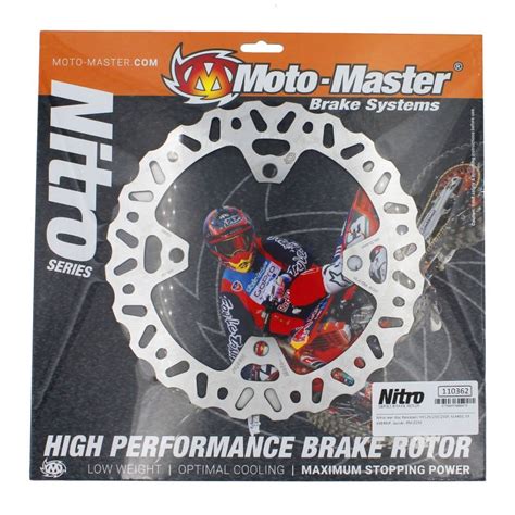 Disco De Freno Floreado Trasero Nitro Series Motomaster Kawasaki