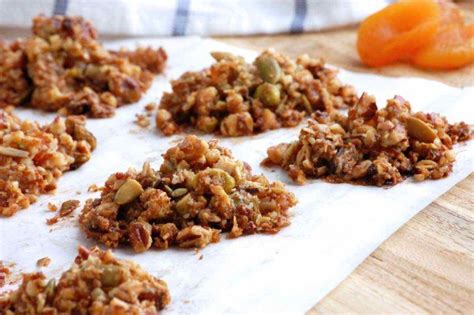 Apricot Granola Nut Clusters Paleo Snacks Healthy Dessert Recipes