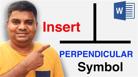 Perpendicular Symbol In Word Solved Youtube