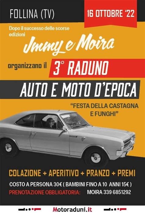 Raduno Auto E Moto D Epoca Motoraduno Follina Tv