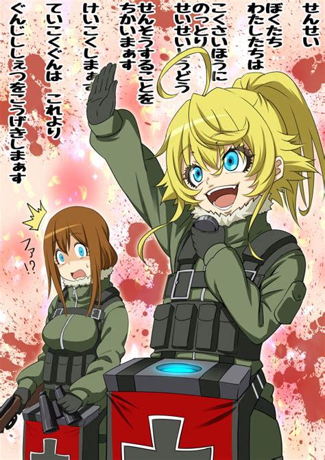 Tanya Degurechaff And Viktoriya Ivanovna Serebryakov Youjo Senki