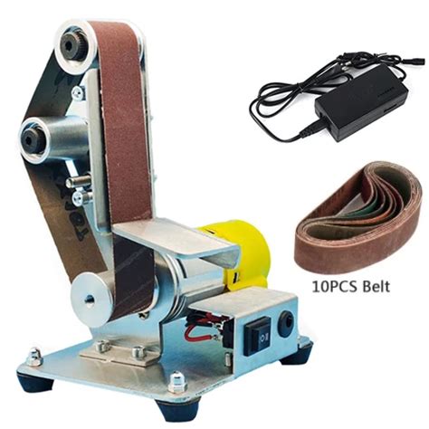 Mini Electric Belt Sander Diy Polishing Grinding Machine