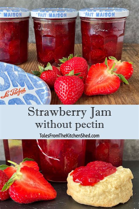 Homemade Strawberry Jam Made With Only 3 Ingredients And Without Any