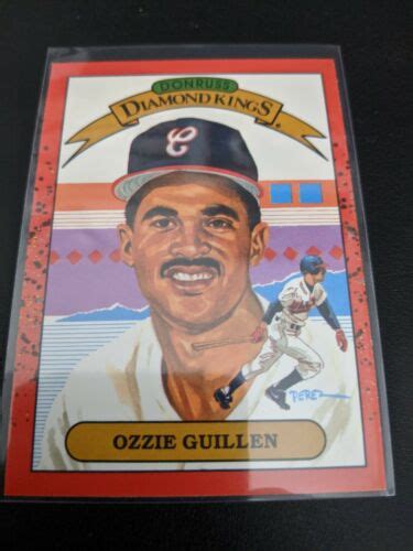 1990 Donruss Diamond Kings Ozzie Guillen Chicago White Sox 15 Pack