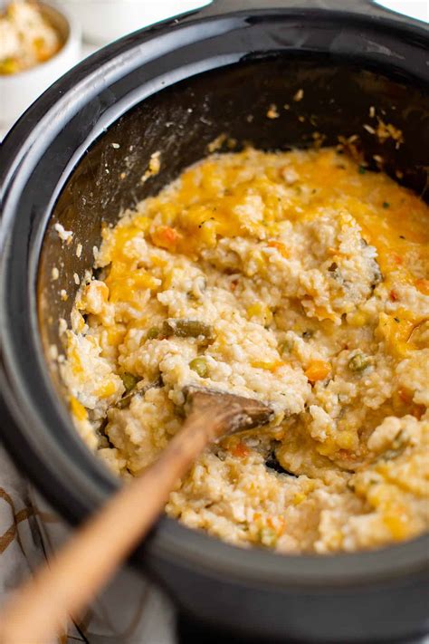 Crockpot Chicken and Rice - The Salty Marshmallow