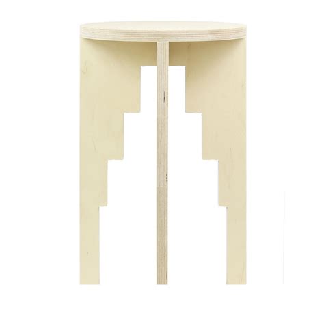 Corbelled Arch Stool – Birch Sandwich